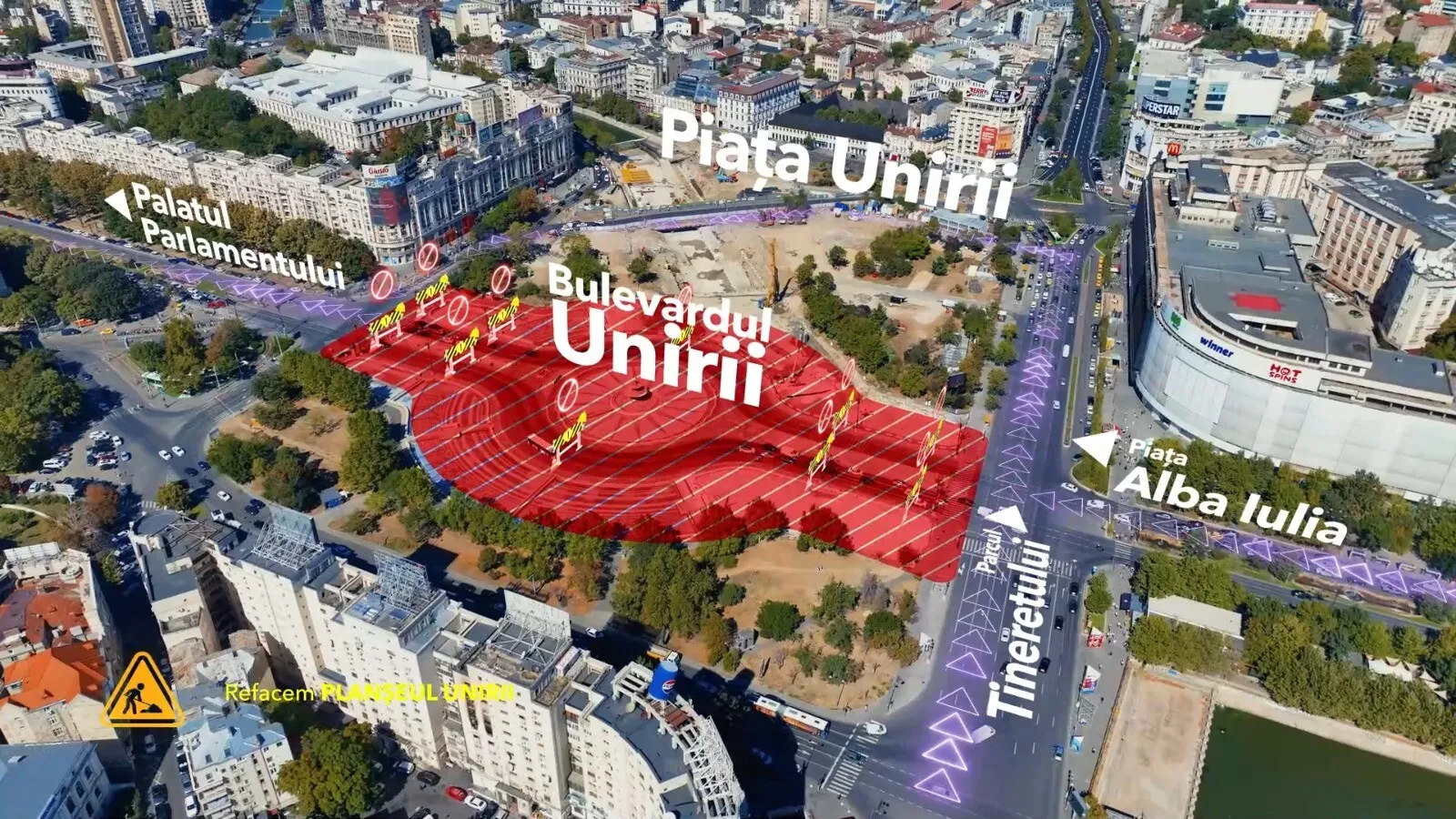 finalizarea santierului de la unirii conditionata de buget promisiuni si solicitari din partea constructorului si a primarului